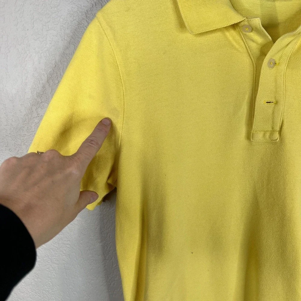 Ralph Lauren Men's Golf Polo Shirt Short Sleeve Collared Button Yellow Size‎ M